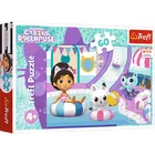 Trefl, Koci Domek Gabi, Gabby na basenie, puzzle, 60 elementów