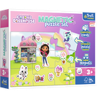 Trefl, Koci Domek Gabi, puzzle magnetyczne