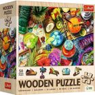 Trefl, Kolorowe koktajle, puzzle drewniane, 500+1 elementów