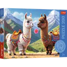 Trefl, Kolorowe lamy, puzzle, 200 elementów