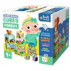 Trefl, Kostki do układania, Stacking Cubes, W lesie, piramida