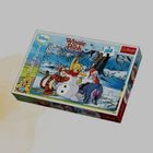 Trefl, Kubuś Puchatek, Zimowe zabawy, puzzle, 100 elementów