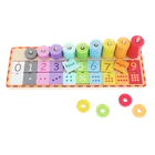 Trefl, Liczymy Główkę Ćwiczymy, drewniane klocki do nauki liczenia