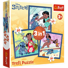 Trefl, Lilo i Stitch, Czas ze Stitchem, puzzle 3w1