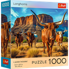 Trefl, Longhorns, USA, puzzle, 1000 elementów