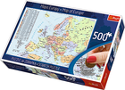 Trefl, Mapa Zdrapka, Europa, puzzle, 500 elementów