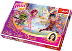Trefl, Mia i ja, Przy wodospadzie, puzzle Shine Color, 160 elementów