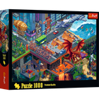 Trefl, Miasto Pixel, puzzle, 1000 elementów