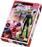 Trefl, Miraculous, Przygody biedronki i czarnego kota, puzzle, 100 elementów