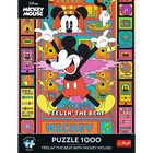 Trefl, Myszka Miki i przyjaciele, Czuj rytm z Mikim! puzzle, 1000 elementów