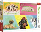Trefl, Neon Color Line, Odlotowe psy, puzzle, 1000 elementów