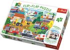Trefl, Pojazdy, puzzle z okienkiem, 36 elementów