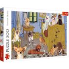 Trefl, Pokój van Gogha, Psia Rewolucja, puzzle, 500 elementów