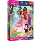 Trefl, Premium Plus Kids, Księżniczki Disneya, Czarujące przyjęcie, puzzle, 160 elementów