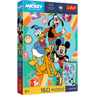 Trefl, Premium Plus Kids, Myszka Miki, Mysia godzina, puzzle, 160 elementów