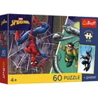 Trefl, Premium Plus Kids, Spider-Man, Superbohaterski dzień, puzzle, 60 elementów