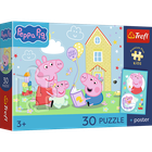 Trefl, Premium Plus Kids, Świnka Peppa, Peppa ma plan, puzzle, 30 elementów