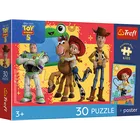 Trefl, Premium Plus Kids, Toy Story, Przygody zabawek, puzzle, 30 elementów