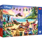 Trefl, Premium Plus, Lilo i Stitch, Impreza na plaży, puzzle, 1000 elementów