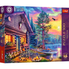 Trefl, Premium Plus, Tea Time, Przystań o zachodzie słońca, puzzle, 500 elementów