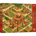 Trefl, Premium Plus, The Impossible Maze, Śmieszne kurczaki, puzzle, 500 elementów