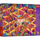 Trefl, Premium Plus, The Impossible Maze, Wesołe jamniki, puzzle, 500 elementów