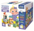 Trefl, Primo, Stacking Cubes, Farma, kostki do układania