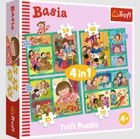 Trefl, Przygody Basi, puzzle 4w1
