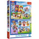 Trefl, Psi Patrol rządzi, puzzle, 2-70 elementów