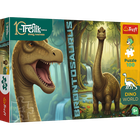 Trefl, Rodzina Treflików, Inspired By Dino World, Brontosaurus, puzzle, 100 elementów