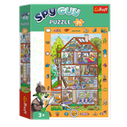 Trefl, Rodzina Treflików, Spy Guy, W domu, puzzle obserwacyjne, 24 elementy