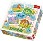 Trefl, Safari, puzzle, 4w1