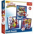 Trefl, Spidey i super-kumple, Pająki i dinozaury, puzzle 3w1