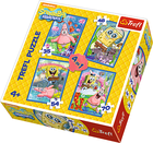 Trefl, SpongeBob i Patryk, puzzle 4w1, 207 elementów