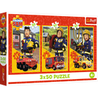 Trefl, Strażak Sam, Ekipa z remizy, puzzle, 3-50 elementów