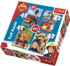 Trefl, Strażak Sam, puzzle 4w1, 207 elementów