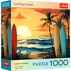 Trefl, Surfing Sunset, USA, puzzle, 1000 elementów