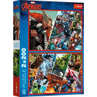 Trefl, The Avengers, Obrońcy świata, puzzle, 2-200 elementów