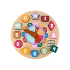 Trefl, Tick Tock, zegar, drewniana układanka do nauki liczenia i godzin