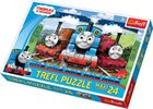 Trefl, Tomek i przyjaciele, Wesołe lokomotywy, puzzle maxi, 24 elementy
