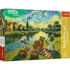 Trefl, Trefliki, Inspired By Art, Karmiąc kapibary, puzzle, 100 elementów