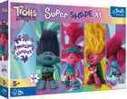 Trefl, Trolls, Zabawy z Trollami, Super Shape XXL, puzzle, 104 elementy