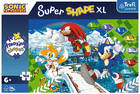 Trefl, Wesoły Sonic, Super Shape XL, puzzle, 160 elementów