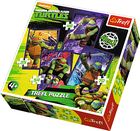 Trefl, Wojownicze Żółwie Ninja, puzzle 4w1, 207 elementów
