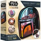 Trefl, Wood Craft, The Mandalorian, puzzle drewniane konturowe, 160 elementów