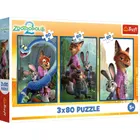 Trefl, Zwierzogród 2, Zwierzakowe śledztwo, puzzle, 3-80 elementów