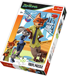 Trefl, Zwierzogród, Judy i Nick, puzzle, 100 elementów