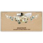 Trend, karnet koperta, Ślub kraft