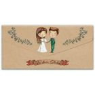 Trend, karnet koperta, Ślub kraft