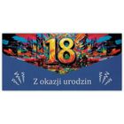 Trend, karnet z kopertą, Urodziny 18